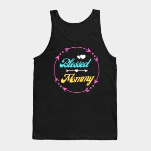 Blessed Mum Inspired Design Tank Top